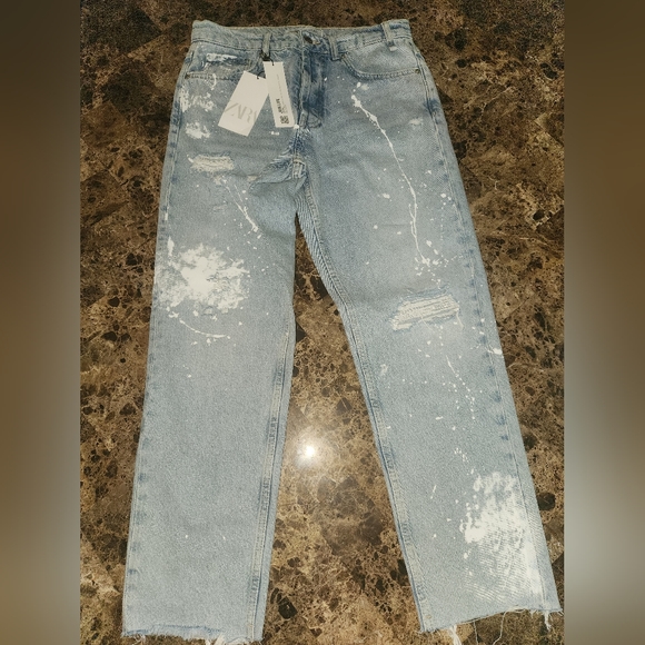 NWT Zara high waist slim fit 30 - Picture 1 of 6